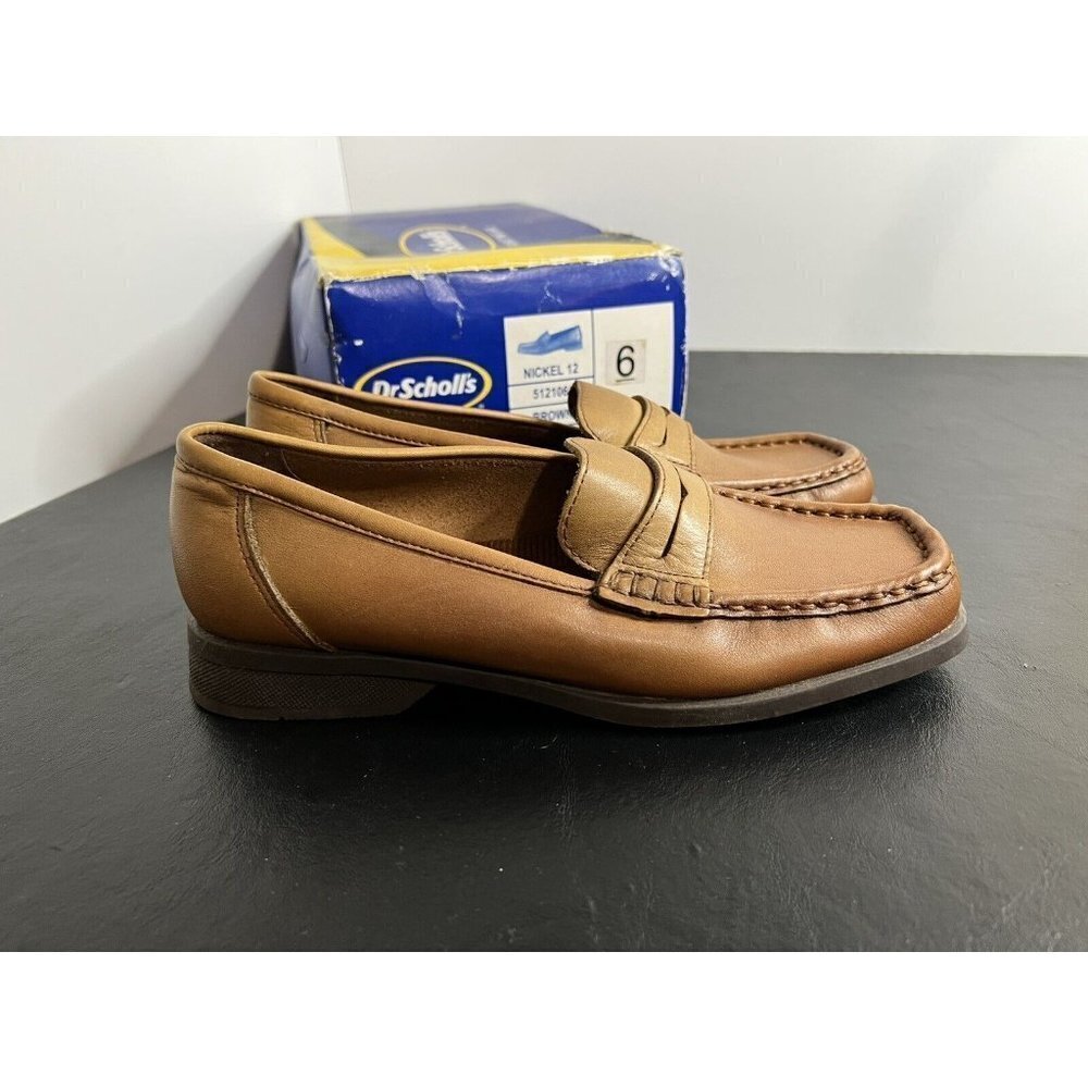 Dr Scholl’s Women Casual Brown Footwear Nickel12 Size 6 Genuine Leather - Picture 3 of 10